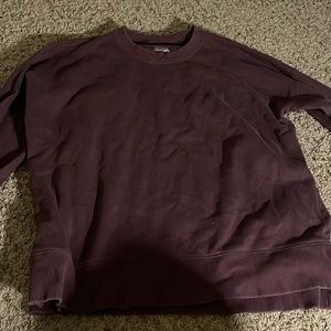 Oversized crew neck very soft and comfy is a medium fits a large